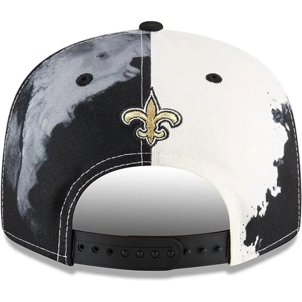 New Era‎ New Orleans Saints 2022 Sideline NFL Ink Dye Black 9FIFTY Snapback Hat